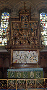 The altar and reredos July 2010